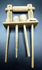 Antique German UNTENSIL HOLDER Utensils Large Dollhouse Miniature Kitchen