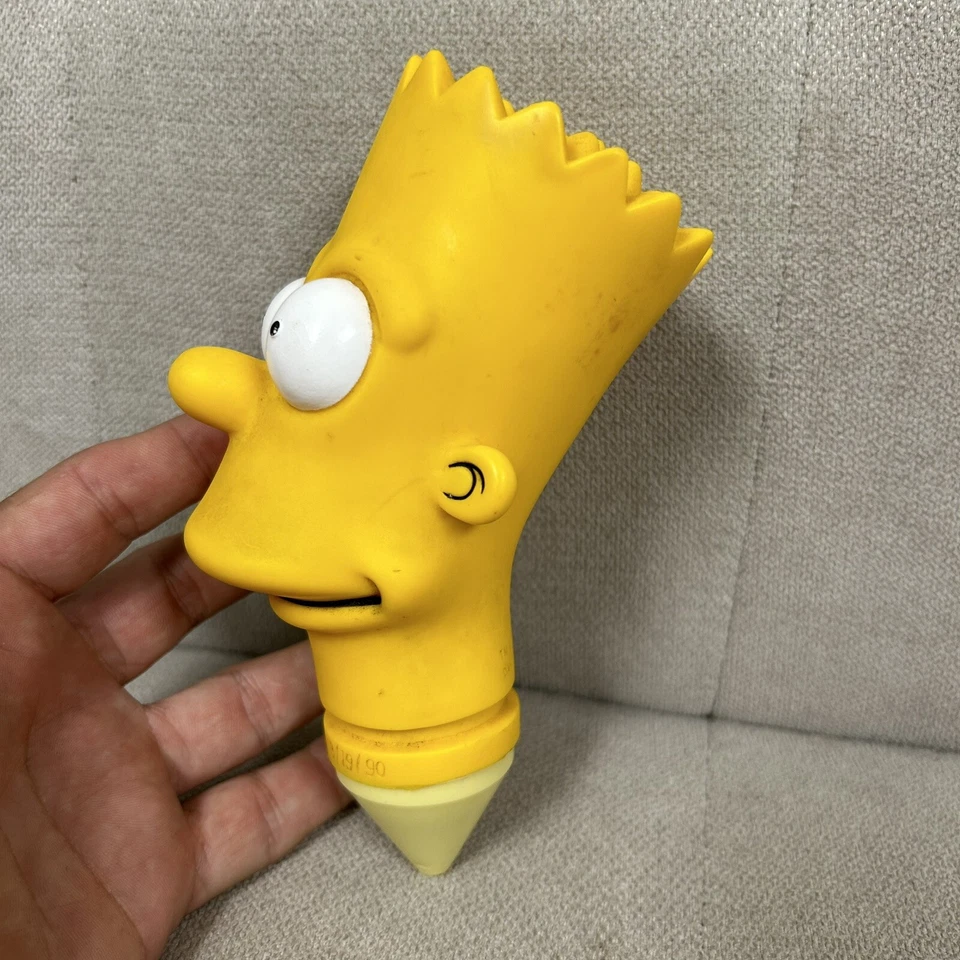 De colección 1990 Los Simpson Bart Simpson Dan Dee Solo Cabeza Foto 3 de 4