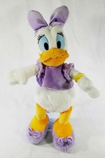 Disney Store Exclusive Daisy Duck w/ Purple Outfit and Bow 16" Character Plush