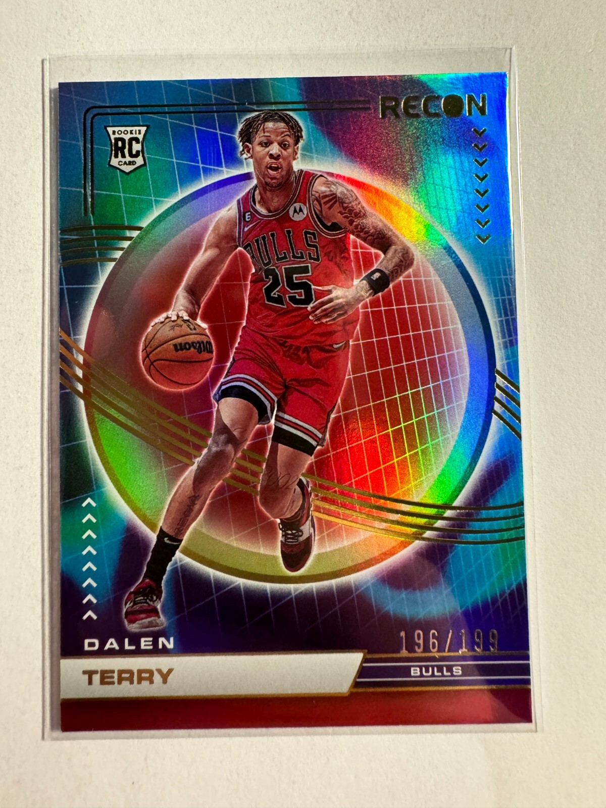 K148,769 - 2022-23 Panini Recon Holo Red #245 Dalen Terry #/199