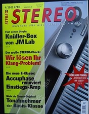 STEREO 4/02, ACCUPHASE E 212,JM LAB ELECTRA 906,TAG McLAREN DPA 32R,250 MR,ALLAE