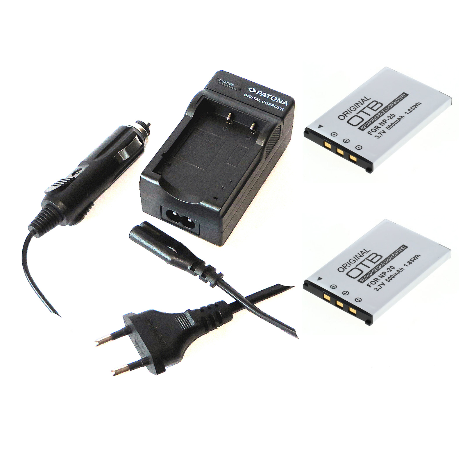 2 Batterie NP-20 Compatibili Per Fotocamere Casio Exilim E BenQ – Alta Capacità