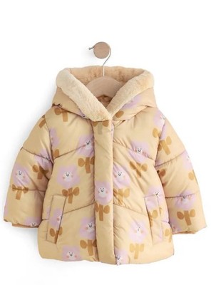 NWOT Next Kids' Floral Print Quilted Jacket Size 2-3 Years Sold Out 