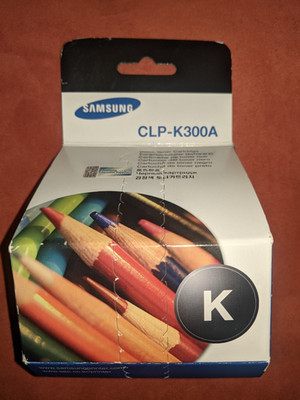 Genuine Samsung CLP-K300A Black Toner Brand New