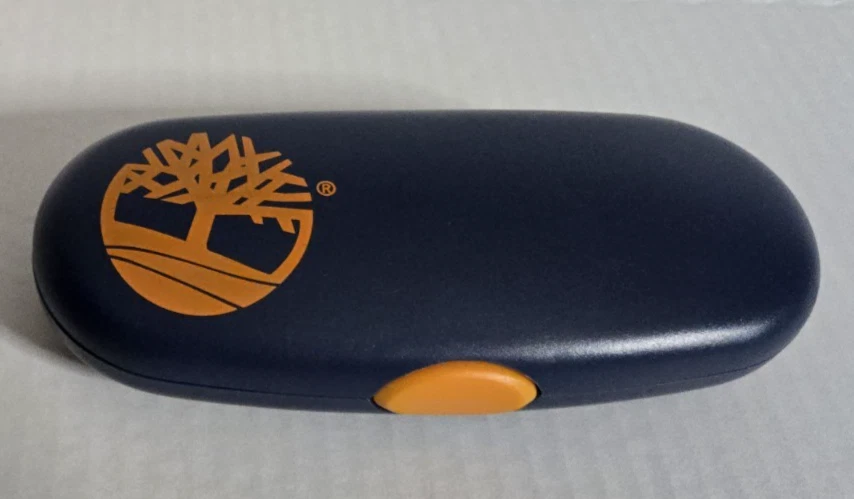 Timberland Glasses Sunglasses Case, Dark Blue & Orange, Eyewear Case Only - Image 2 of 4