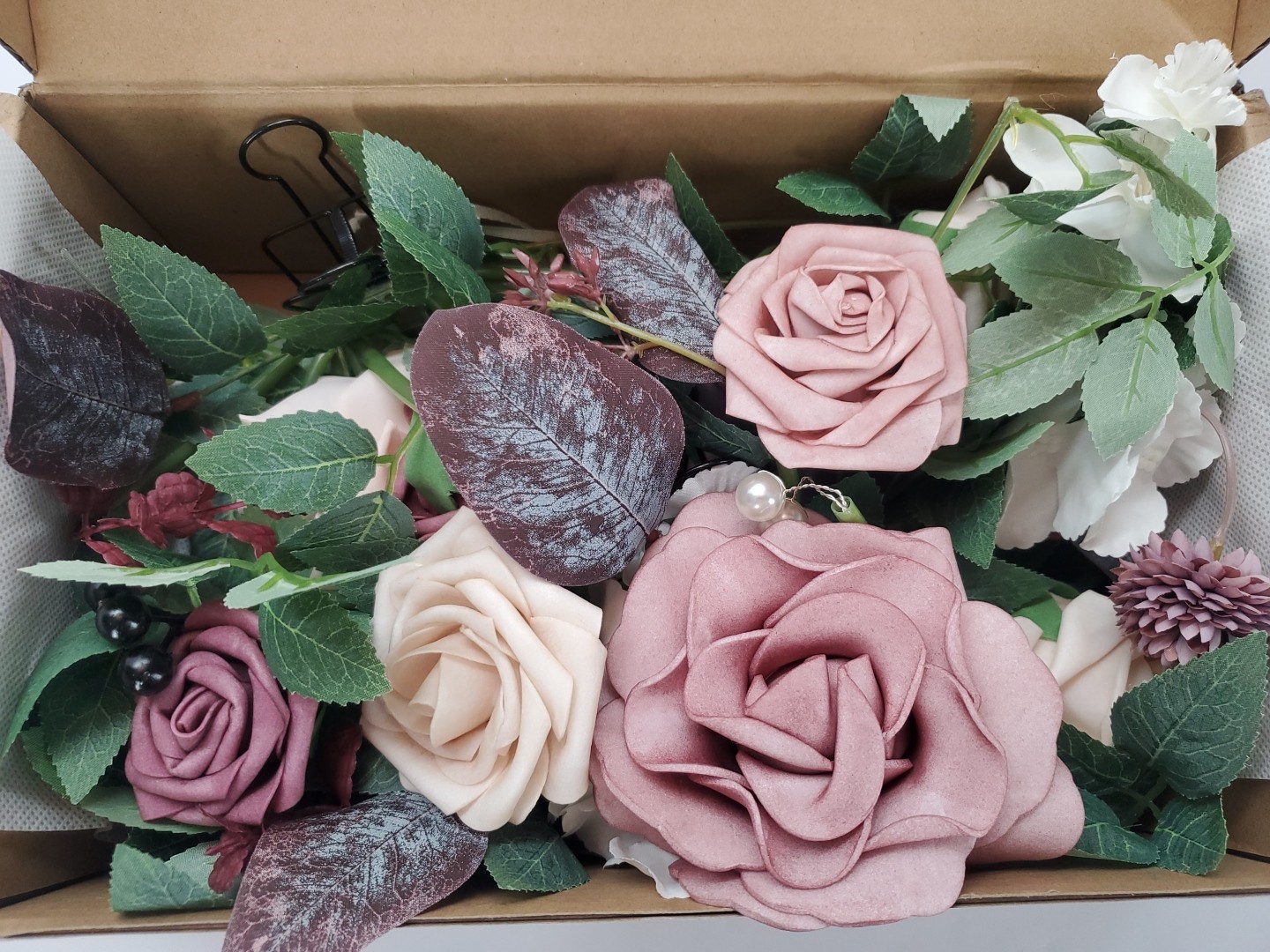 Ling's Moment 2pcs Wedding Flowers Garland Artificial Floral Swag Arch Decora...