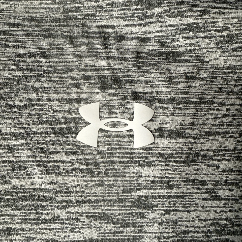 Men's Under Armour Gray 1/4 Zip Pullover Size Large Tall Loose Fit NEW NWT - Image 3 of 4