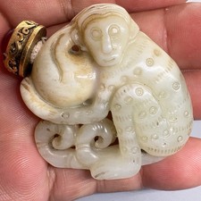 Ancient China, exquisite jade, pure hand carving, Hetian jade, snuff bottle