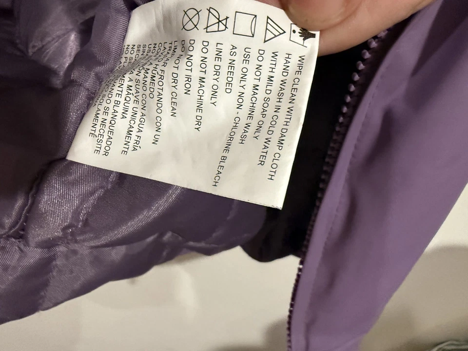 Vintage Misty Harbor Purple Heavy Rain Jacket with Gray Lining Size XL - Image 3 of 4