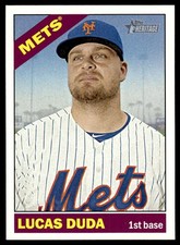 Lucas Duda 2015 Topps Heritage #395 New York Mets 26189 Baseball Card