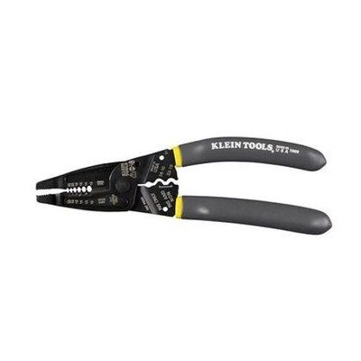 KLEIN TOOLS 1009 Klein-Kurve Long-Nose Wire Stripper, Wire Cutter, Crimping Tool