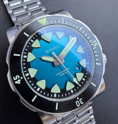 Benarus Dive Watch Mako Laguna 44mm Shipped from USA