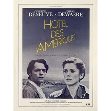 HOTEL AMERICA French Herald/Trade Ad 2p - 10x12 in. - 1981 - Andr&eacute; T&eacute;chin&eacute;, Cath