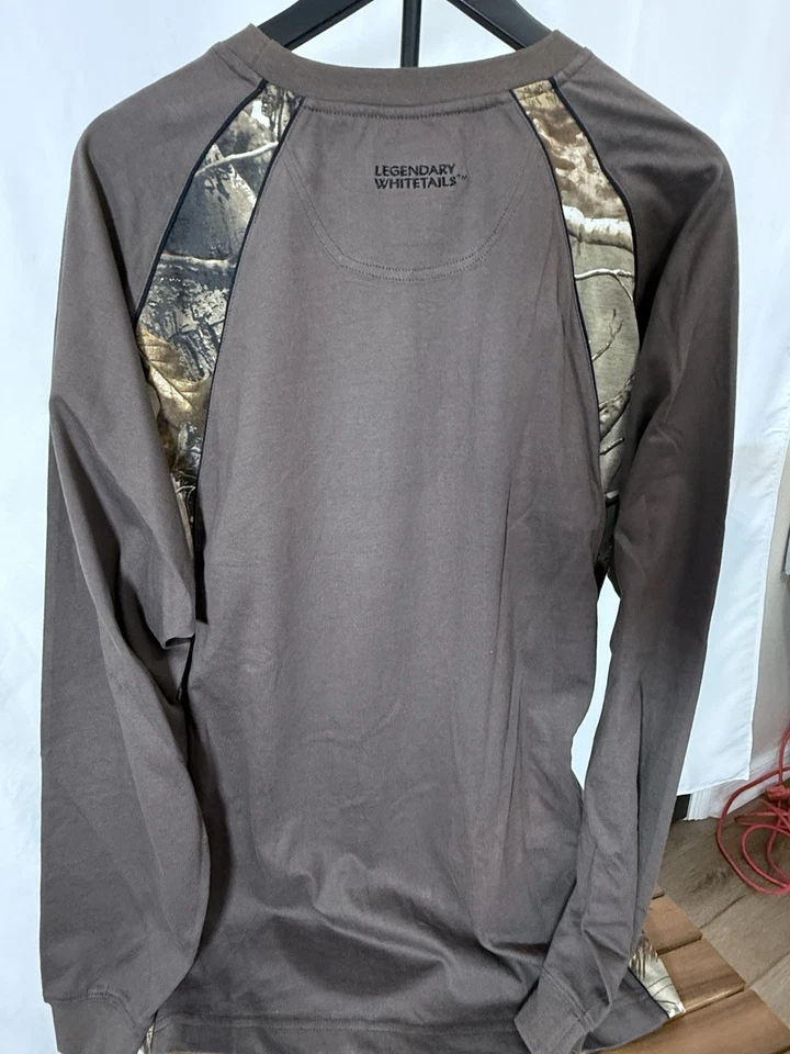 Camisa Legendaria Cola Blanca Original Equipo de Ciervo Camuflada Manga Larga XL Caza Exterior Foto 2 de 4