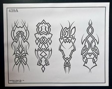 Tattoo Flash - Spaulding Rogers - 14 Vintage Tribal sheets