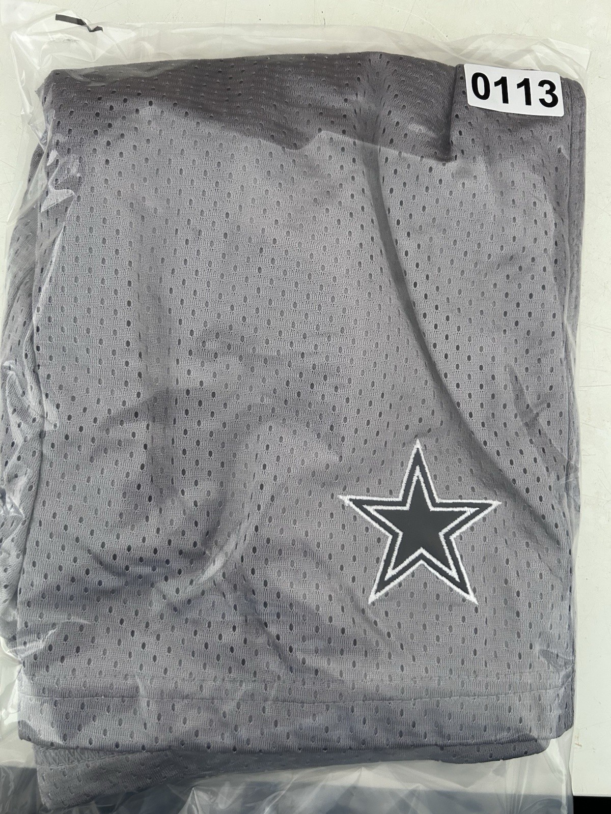  Vintage Reebok NFL On Field Dallas Cowboys Gray Mesh Shorts Large  thumbnail 14