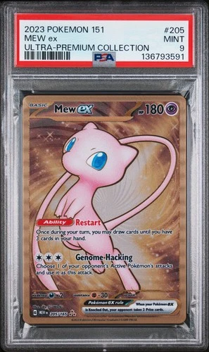 2023 POKEMON 151 ULTRA-PREMIUM COLLECTION #205 MEW EX PSA 9