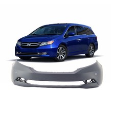 Bumper Cover For 2011-2017 Honda Odyssey Wfog Lamp Park Aid Holes Front Primed