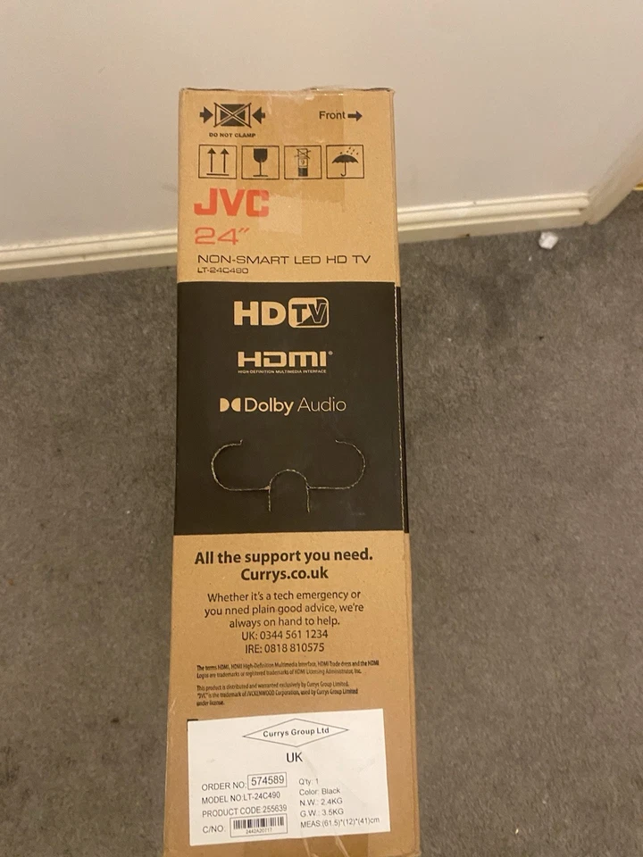 JVC LT-24C490 24-inch NON-SMART LED HD TV - Image 2 of 3