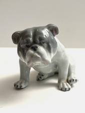 Antique Gebruder Heubach Porcelain English Bulldog Figurine Xlnt!