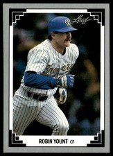 1991 Leaf Robin Yount Milwaukee Brewers #116
