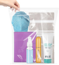 Large Plastic Bags with Zipper Top,3 Gallon,16" X 18",10 Pack,Extra Large Storag