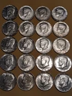 20 Kennedys Half Dollars 40% Silver 8-1967 9-1968 3-1969  AU
