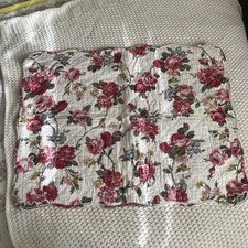 1 Single Ralph Lauren Floral Rose Pillow Sham Standard 22"x29 Cotton Chic