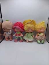 Vtg Strawberry Shortcake Doll and Friends Lot of 4 1979
