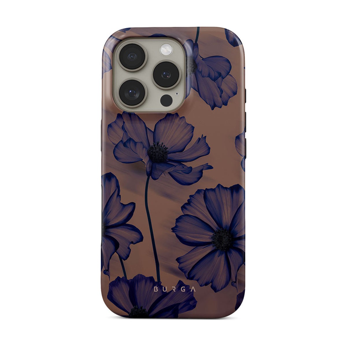 Coque iPhone 16 Pro Max antichoc marron Burga anti-chute pour éviter les écrans brisés