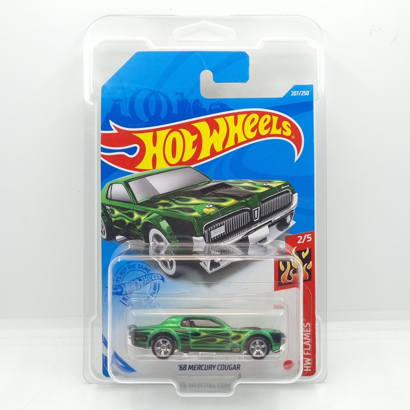 Hot Wheels 2021 Super Treasure Hunt '68 Mercury Cougar W/ Protector