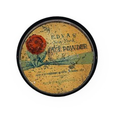 1930ca * Scatola, Barattolo in Latta "E. D. V. A. Co New York, Face Powder - Dat