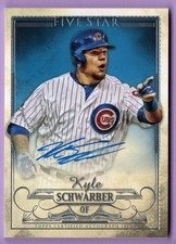 2016 TOPPS FIVE STAR AUTOGRAPHS #FSAKS KYLE SCHWARBER RC CHICAGO CUBS