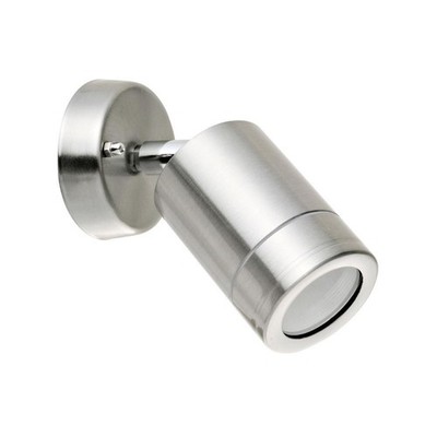 Olimp Außen-Garten-Wandleuchte 1xGU10 Edelstahl IP44 208842 Goldlux