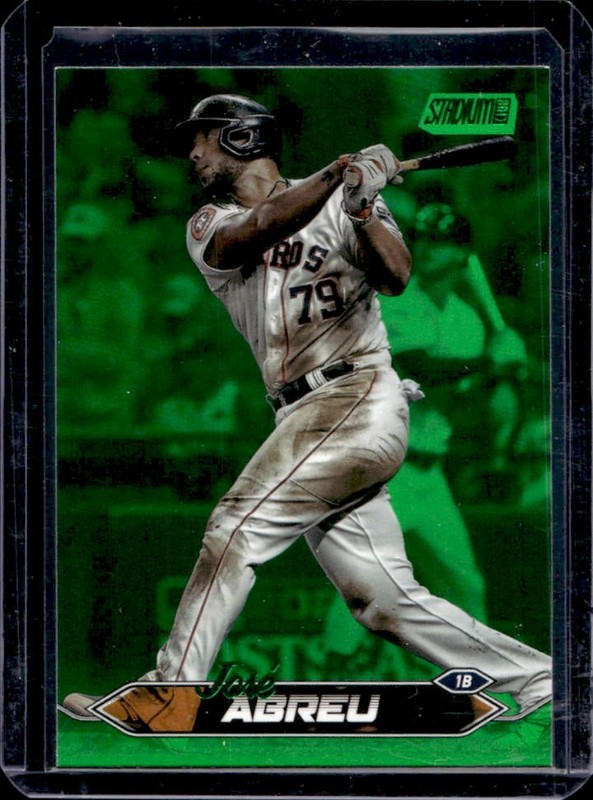 2024 Topps Stadium Club Jose Abreu Green Foil #/199 Astros