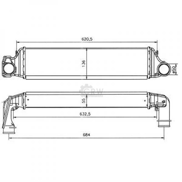 LadeluftküHler Passend FüR BMW 3Er E46 Space Wagon N3_W N4_W N1_W N2_W-image