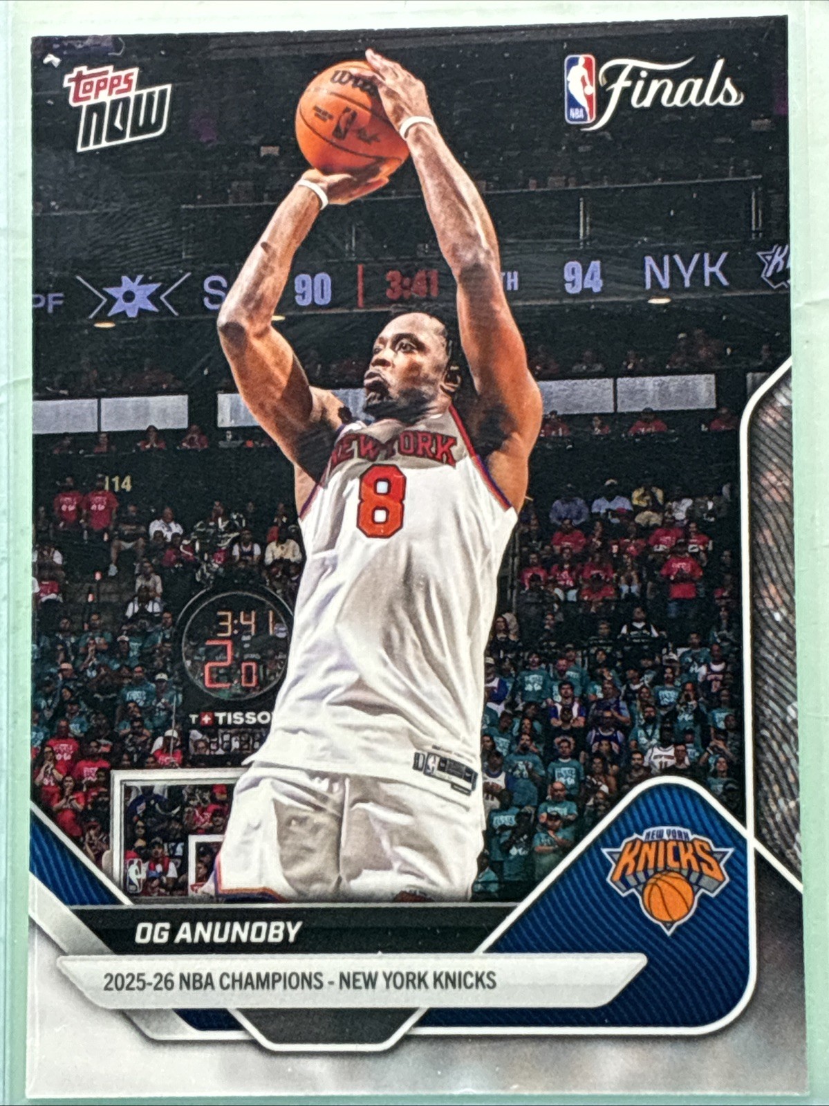 2025-26 Topps Now - OG Anunoby #C3 NBA Champions
