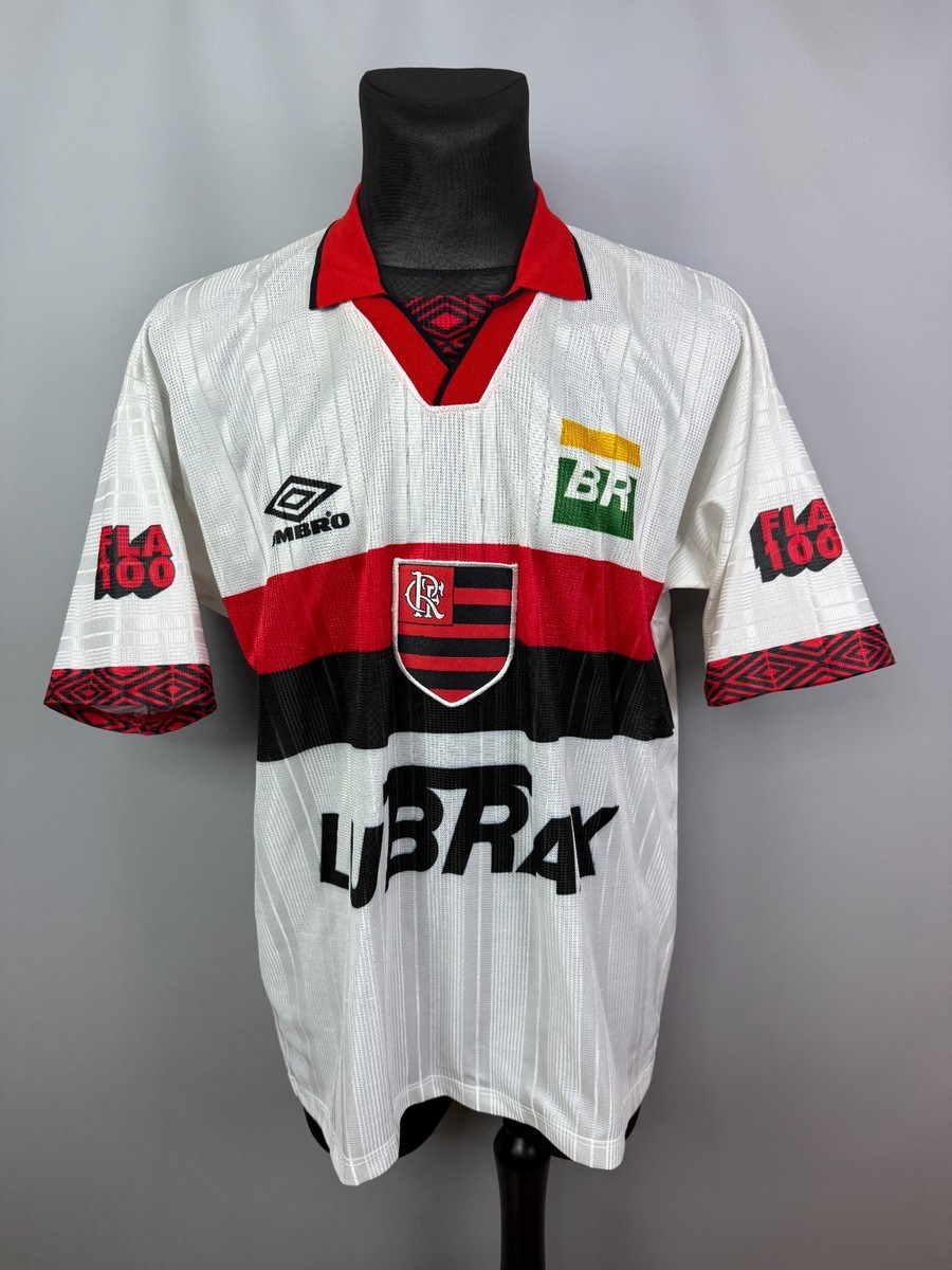 FLAMENGO 1995 1996 AWAY SHIRT BRAZIL FOOTBALL SOCCER JERSEY UMBRO
