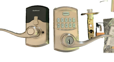 Kwikset 917 SmartCode Satin Nickel Keypad Electronic Single-Cylinder Tustin Door