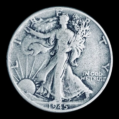 1945 Liberty Walking Half Dollar — photo from another recent sale