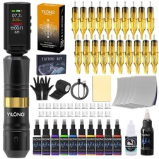YILONG Wireless Tattoo Gun Machine Kit
