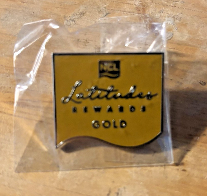 NCL  Latitudes Rewards Members  Only Gold Status Pin