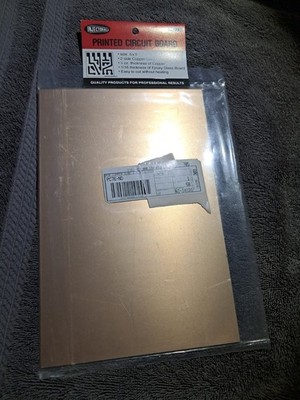 Vintage Injectorall PC76 PCB Board 6x9 Double Sided Copper Clad - NOS Sealed