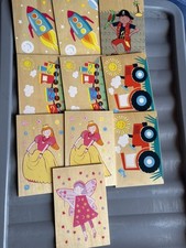 Le Toy Van Postables Wooden Postcard Toy Role Play princess pirate rocket bundle