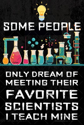 Some People Scientists Sign I Teach Mine Tin Decor Vintage metal tin sign 