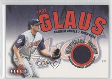 2001 Fleer Genuine Material Issue Troy Glaus 0v1