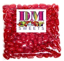 Jumbo Extra Large Fresh Chewy Spicy Red Cinnamon Jelly Beans - 1.5 Large, Ree