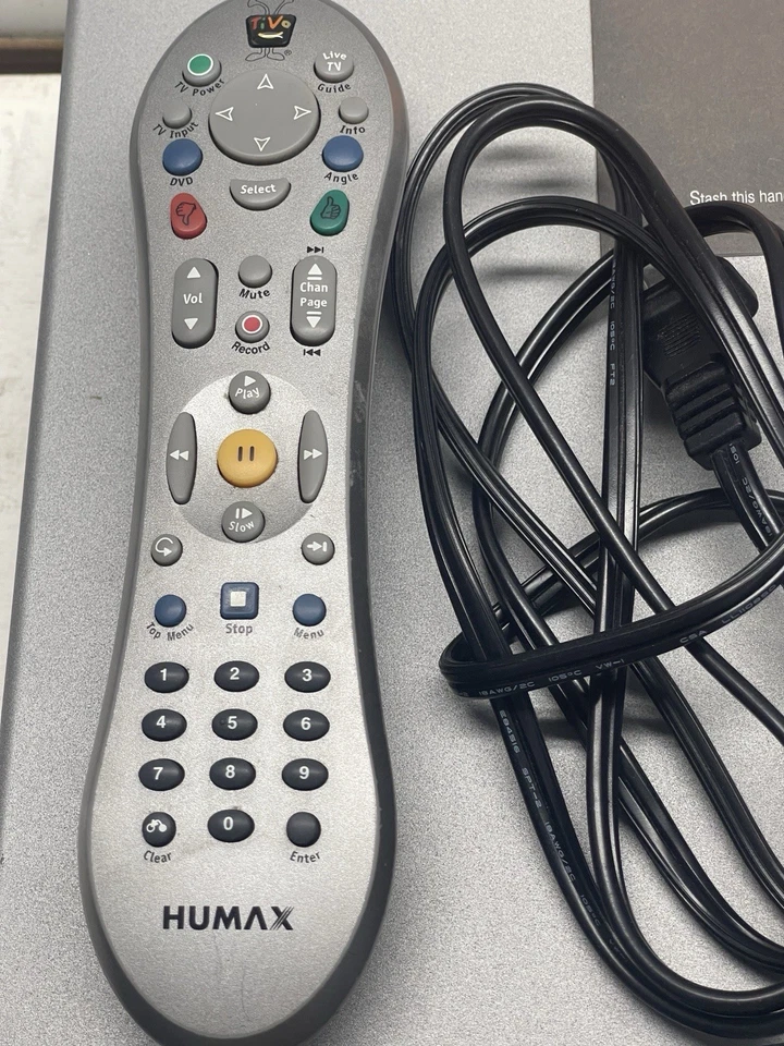 Vintage Humax TiVo DRT800 DVD-R/RW Recorder DVR W/Remote, Box & Cables - Image 3 of 4