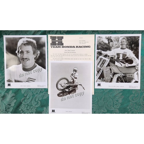Vtg 1984 Danny Magoo Chandler Team Honda Motocross Racing Press Kit Photos Rare