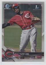 2018 Bowman Chrome Prospects Refractor 488/499 Shed Long #BCP78 hb8